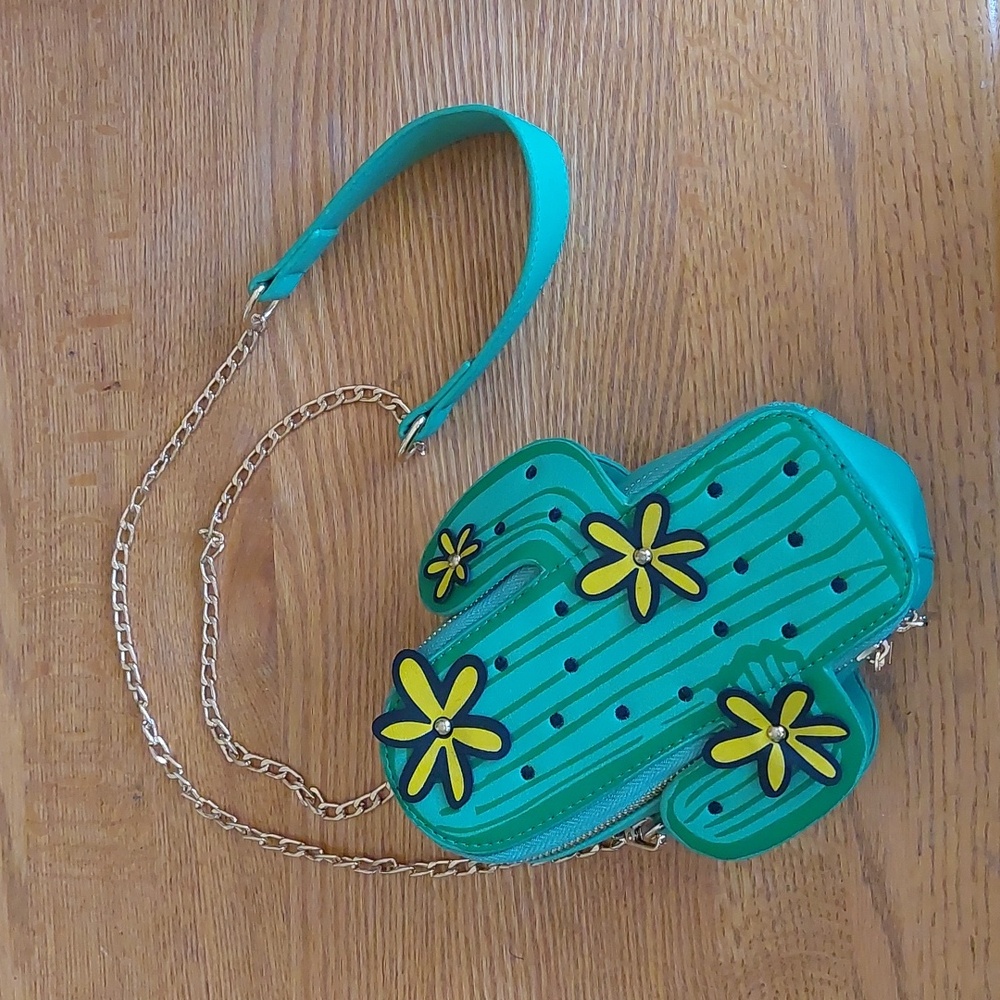Cactus Shaped Mini Crossbody Purse